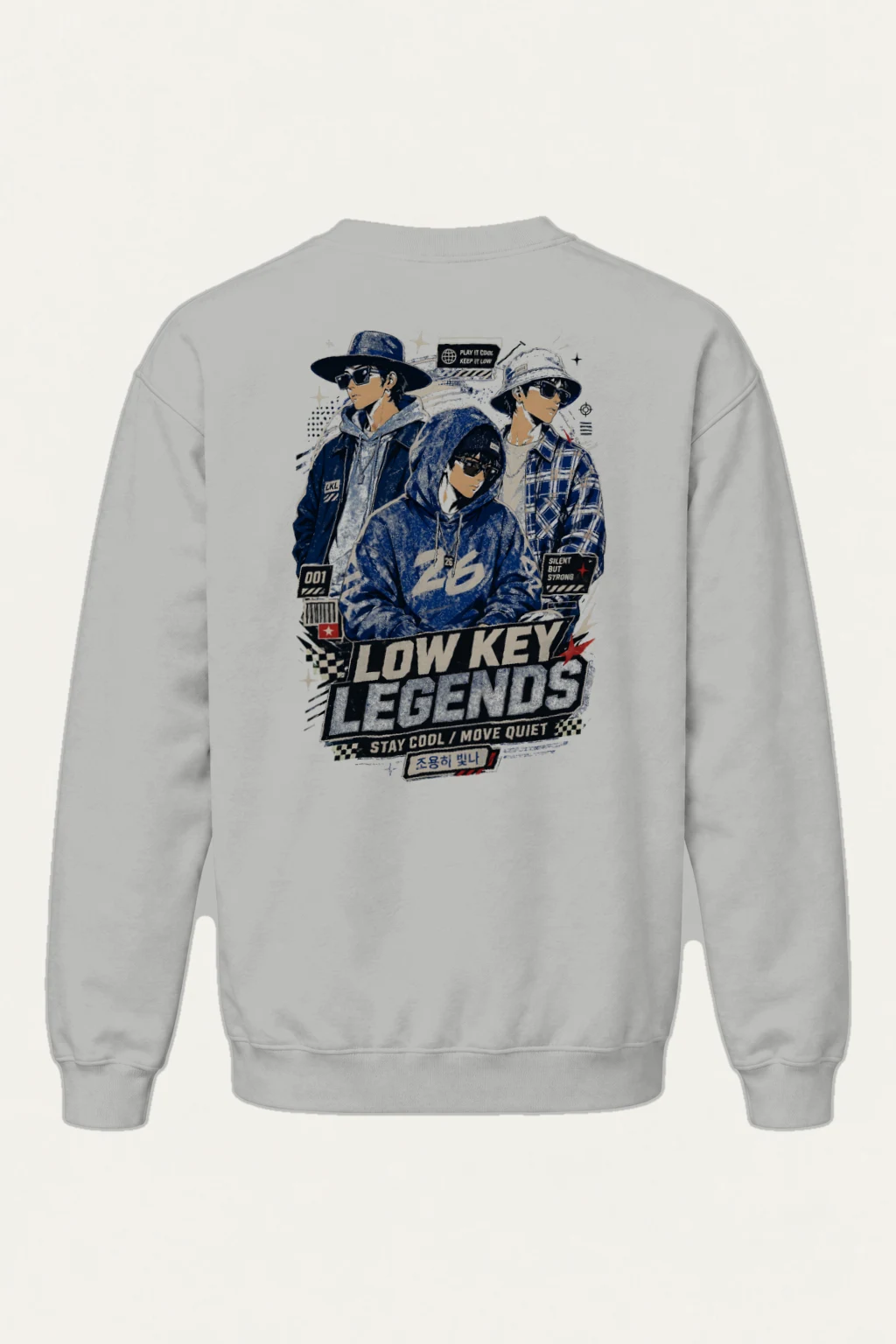 "Low Key Legends" Heavy Blend Unisex Crewneck Sweatshirt | Gildan 18000