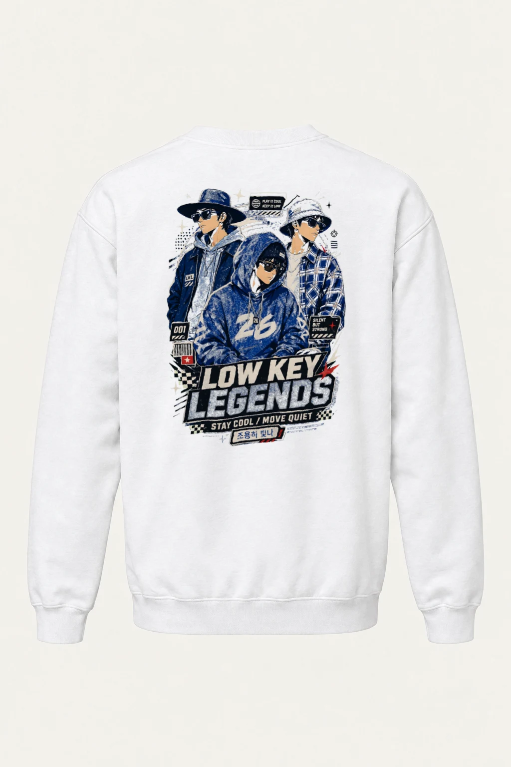 "Low Key Legends" Heavy Blend Unisex Crewneck Sweatshirt | Gildan 18000