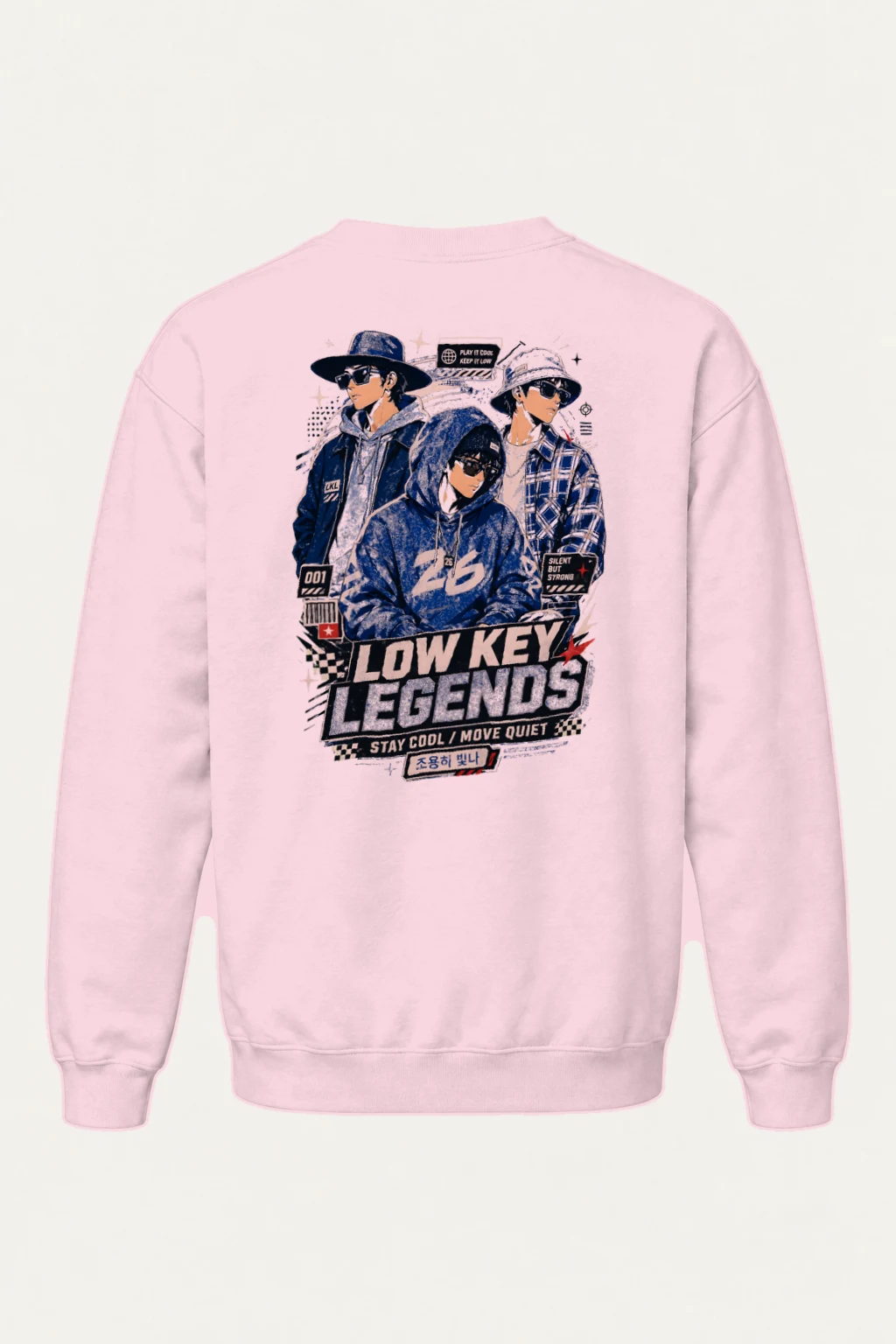 "Low Key Legends" Heavy Blend Unisex Crewneck Sweatshirt | Gildan 18000
