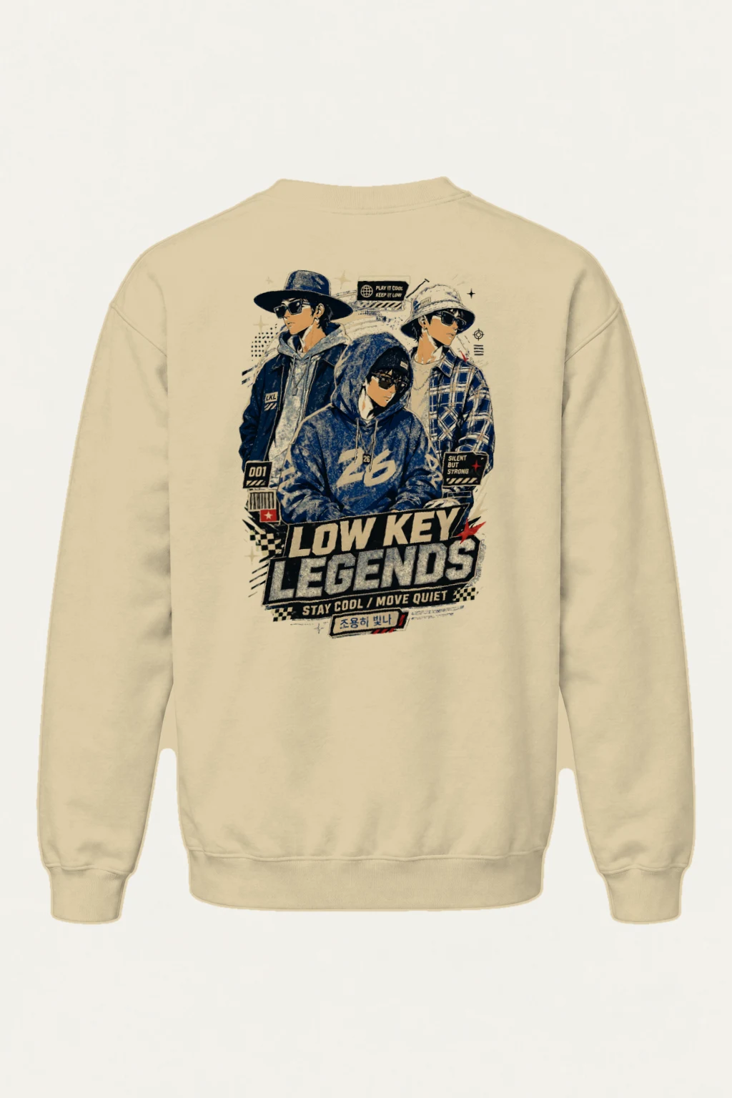 "Low Key Legends" Heavy Blend Unisex Crewneck Sweatshirt | Gildan 18000