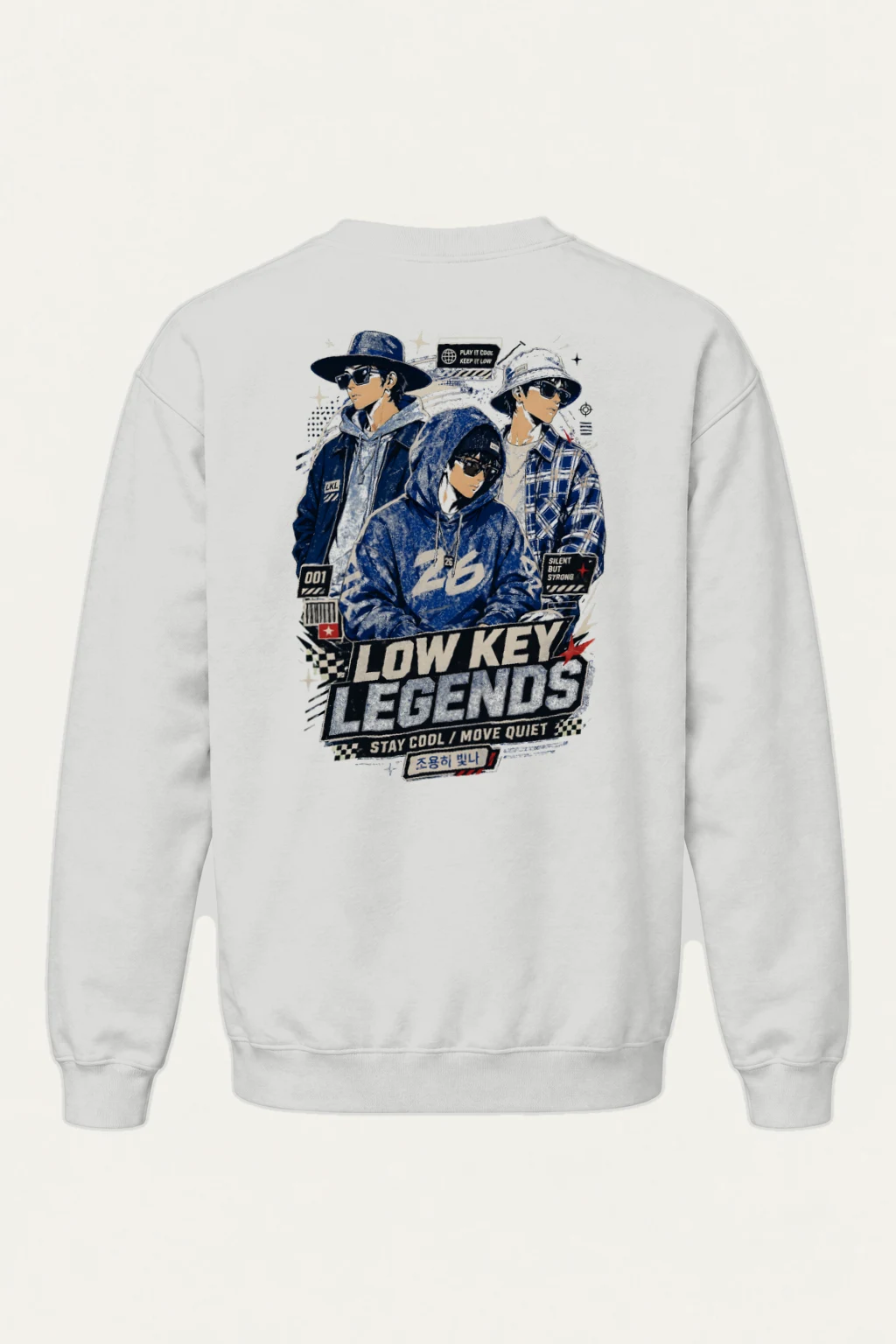 "Low Key Legends" Heavy Blend Unisex Crewneck Sweatshirt | Gildan 18000