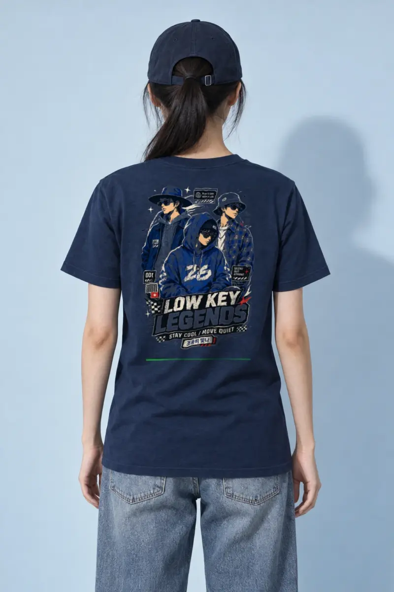 "Low Key Legends" Heavyweight Unisex Crewneck T-shirt | Gildan 5000