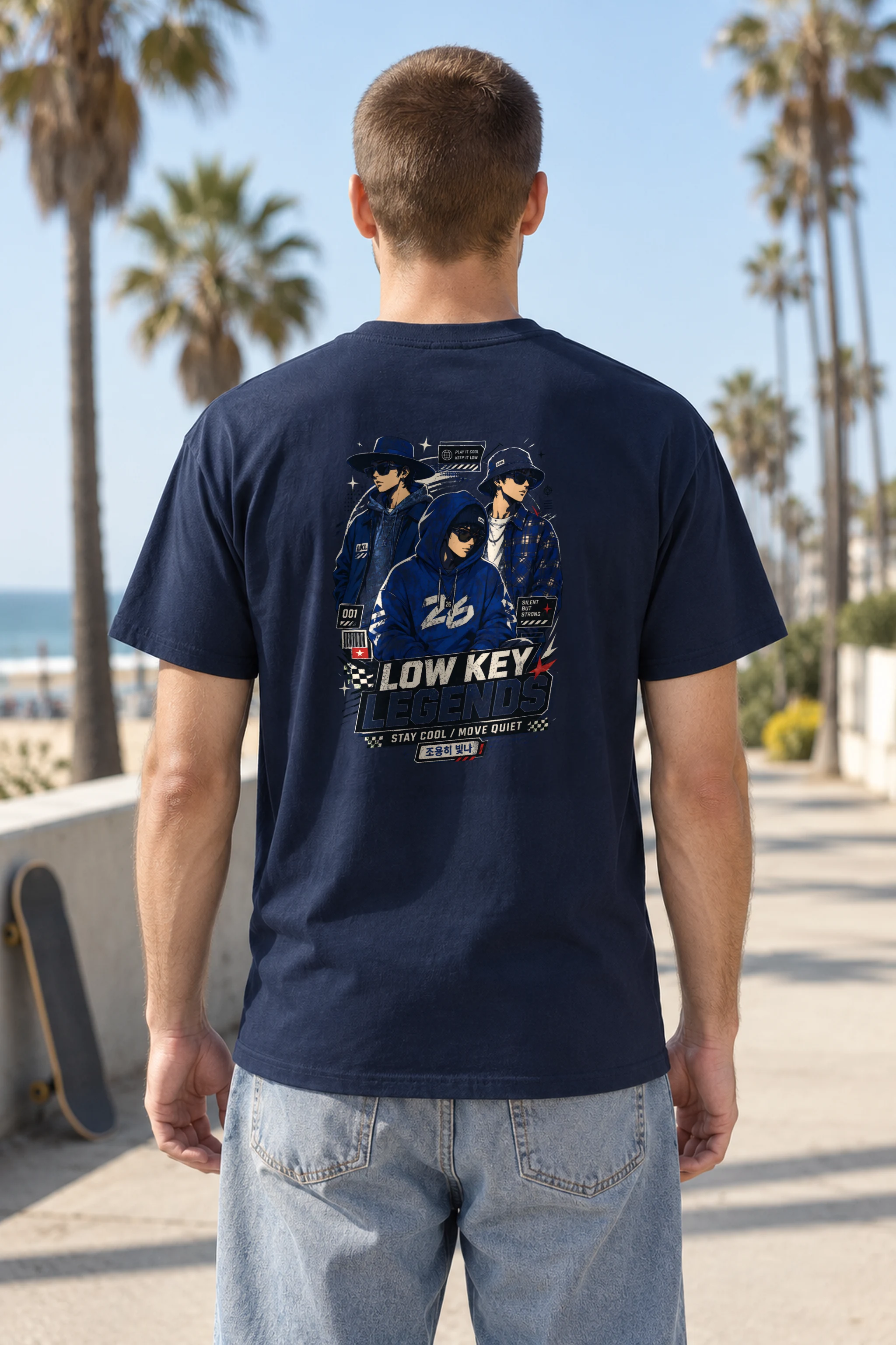 "Low Key Legends" Heavyweight Unisex Crewneck T-shirt