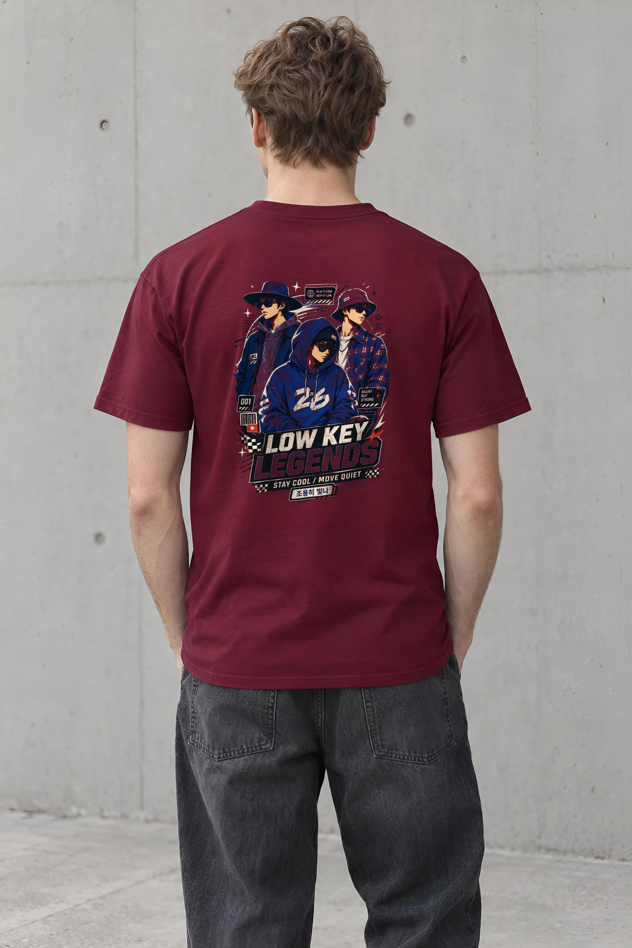 "Low Key Legends" Heavyweight Unisex Crewneck T-shirt