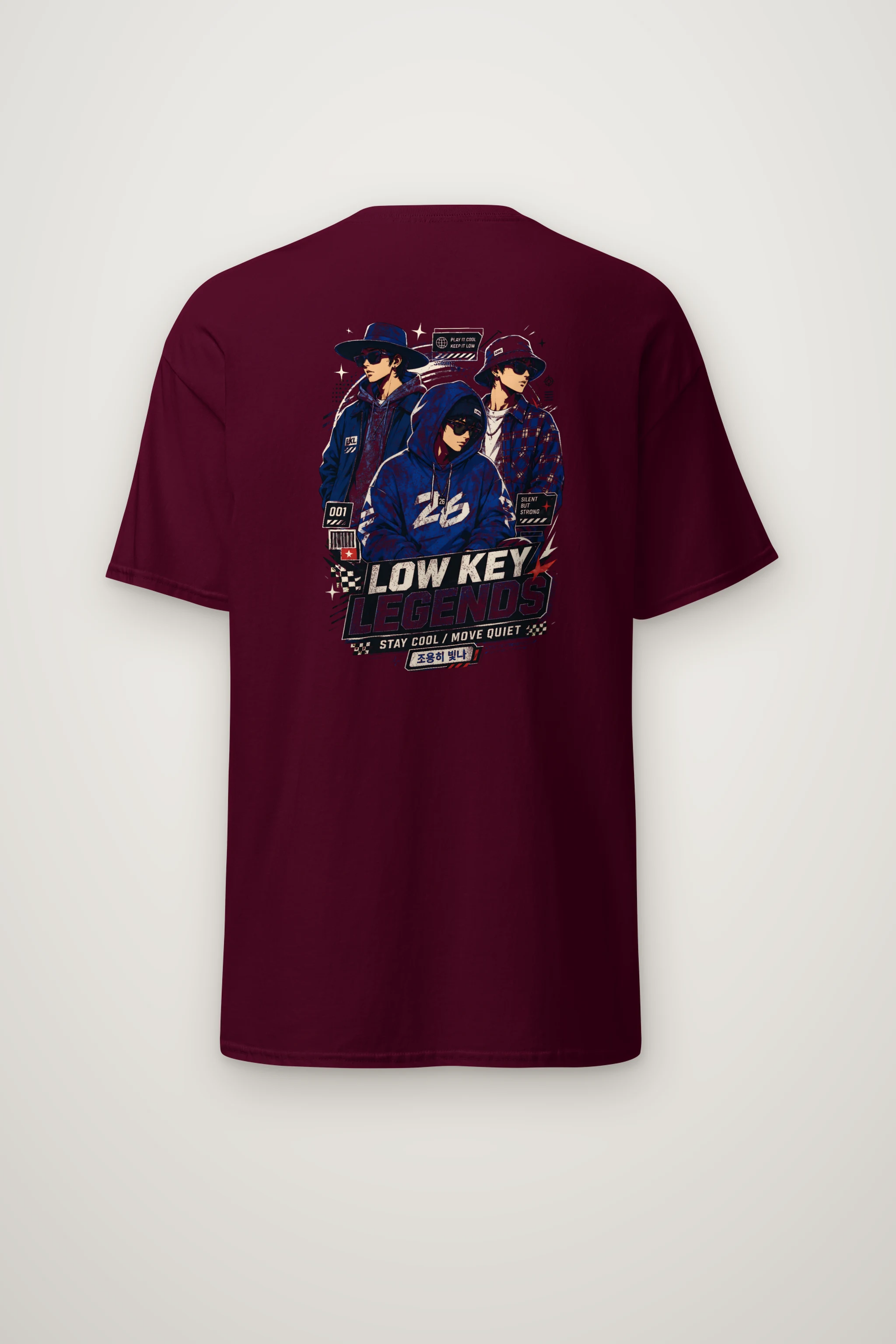 "Low Key Legends" Heavyweight Unisex Crewneck T-shirt