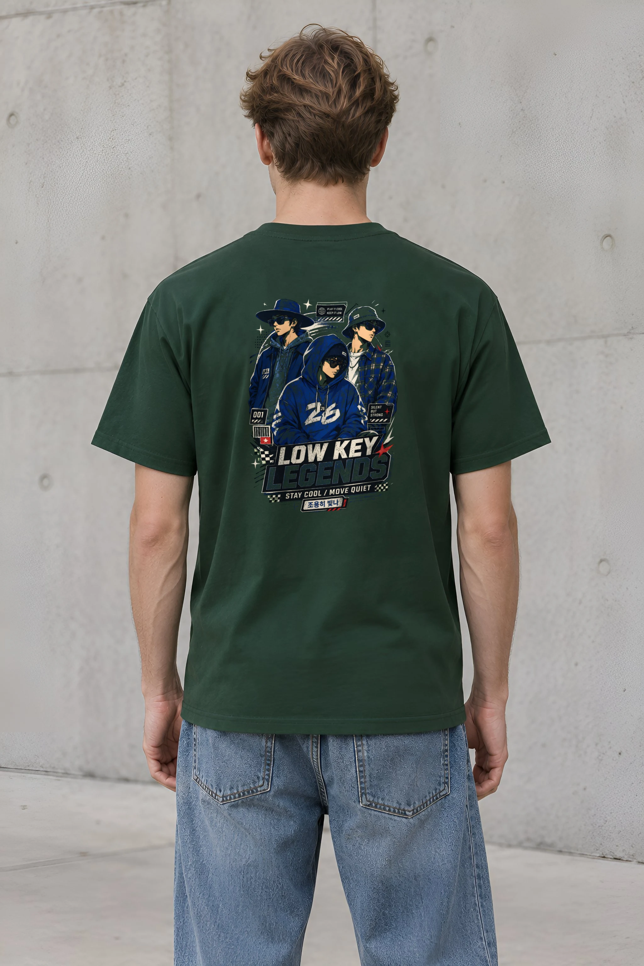 "Low Key Legends" Heavyweight Unisex Crewneck T-shirt