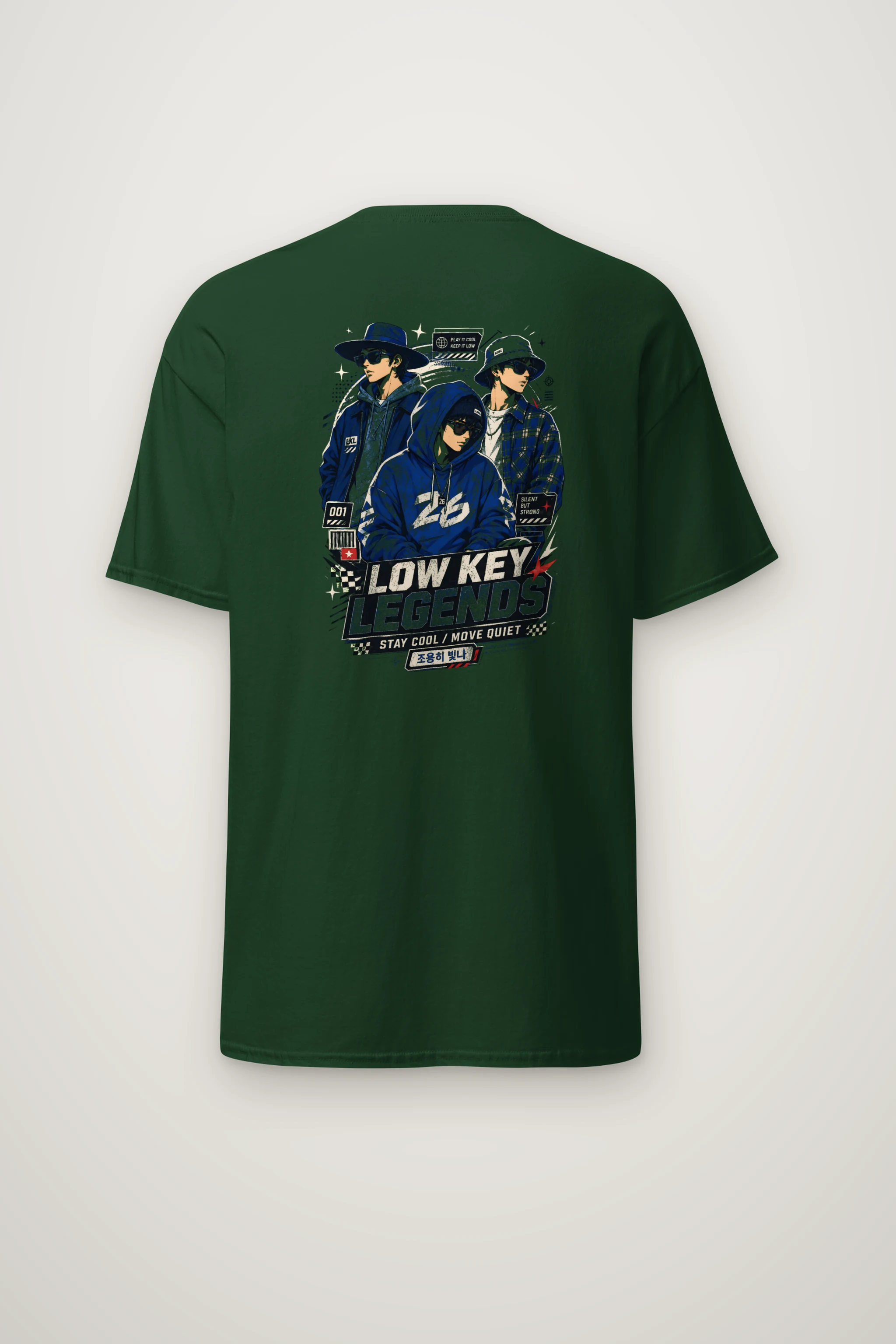 "Low Key Legends" Heavyweight Unisex Crewneck T-shirt