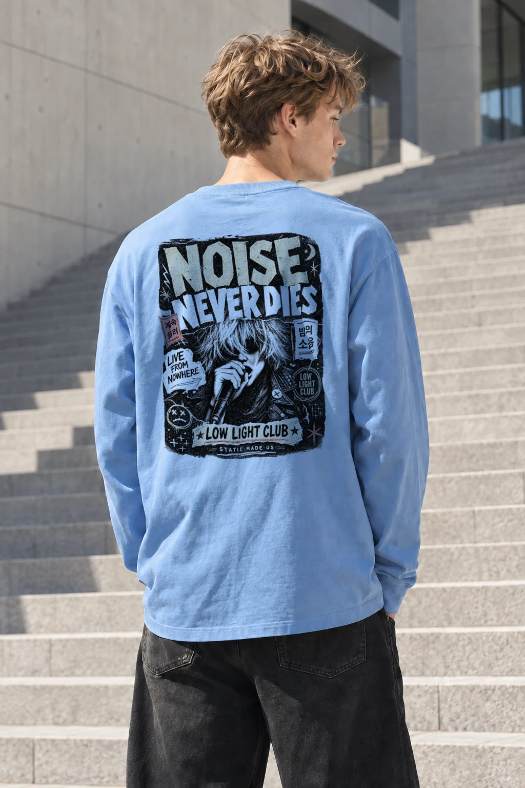 "Low Light Club" Unisex Longsleeve T-shirt | Gildan 2400