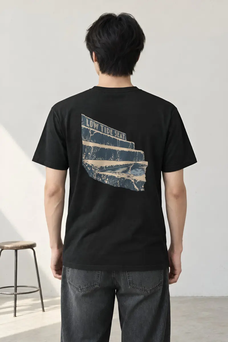 "Low Tide Seat" Heavyweight Unisex Crewneck T-shirt