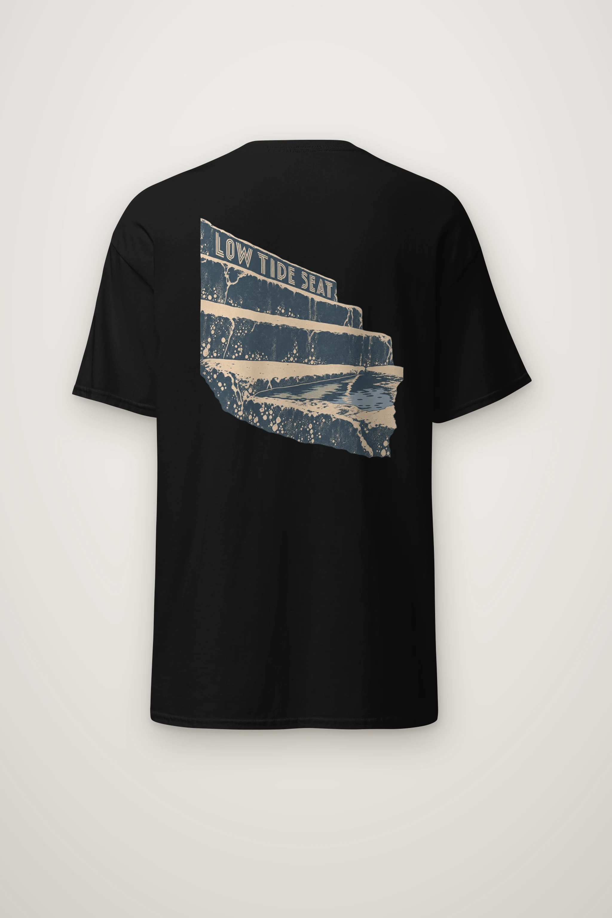 "Low Tide Seat" Heavyweight Unisex Crewneck T-shirt