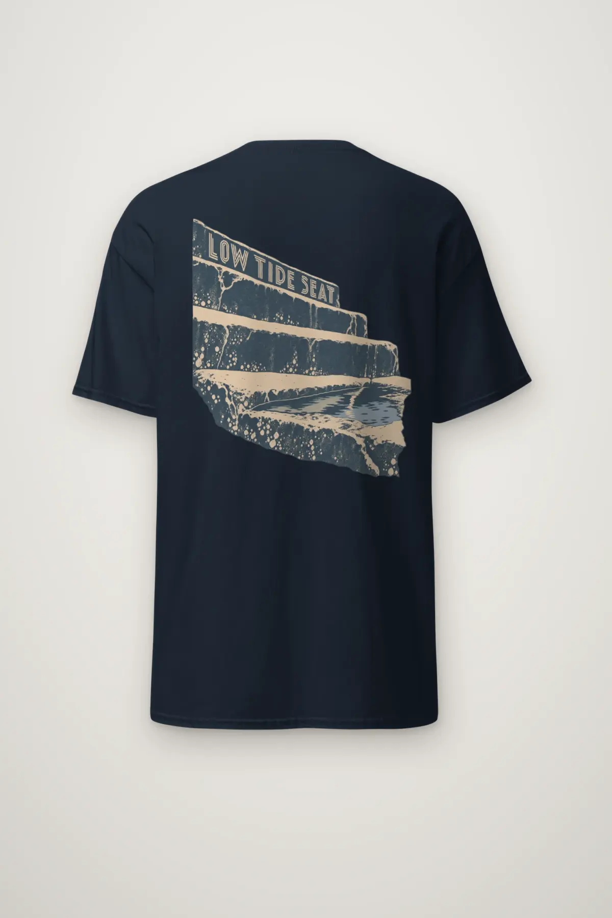 "Low Tide Seat" Heavyweight Unisex Crewneck T-shirt