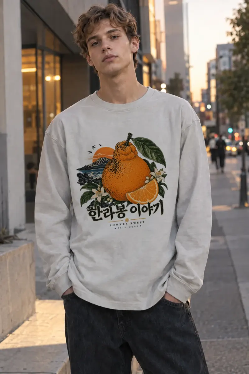 "Lowkey Sweet Jeju" Unisex Longsleeve T-shirt | Gildan 2400