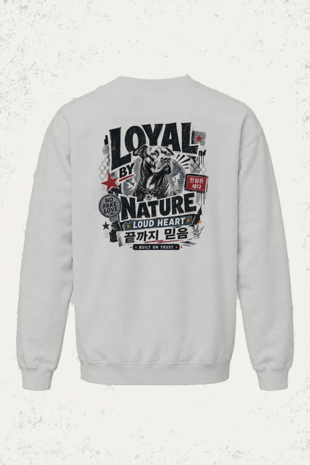 "Loyal By Nature" Heavy Blend Unisex Crewneck Sweatshirt | Gildan 18000