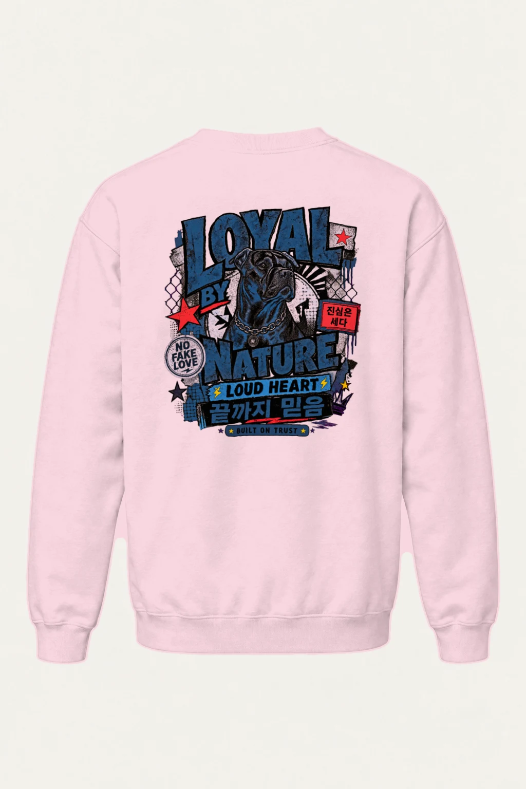 "Loyal By Nature" Heavy Blend Unisex Crewneck Sweatshirt | Gildan 18000