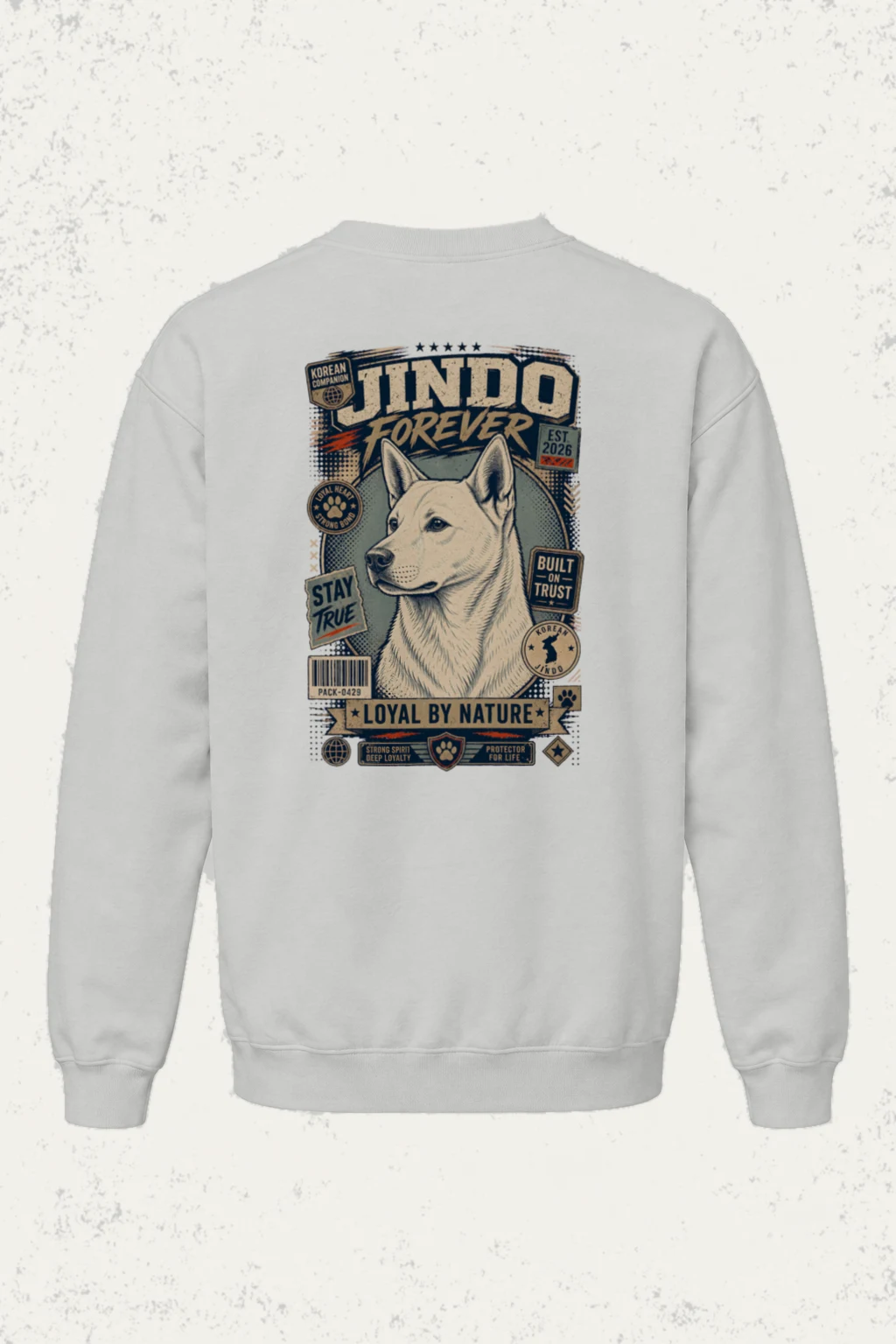 "Loyal By Nature" Heavy Blend Unisex Crewneck Sweatshirt | Gildan 18000