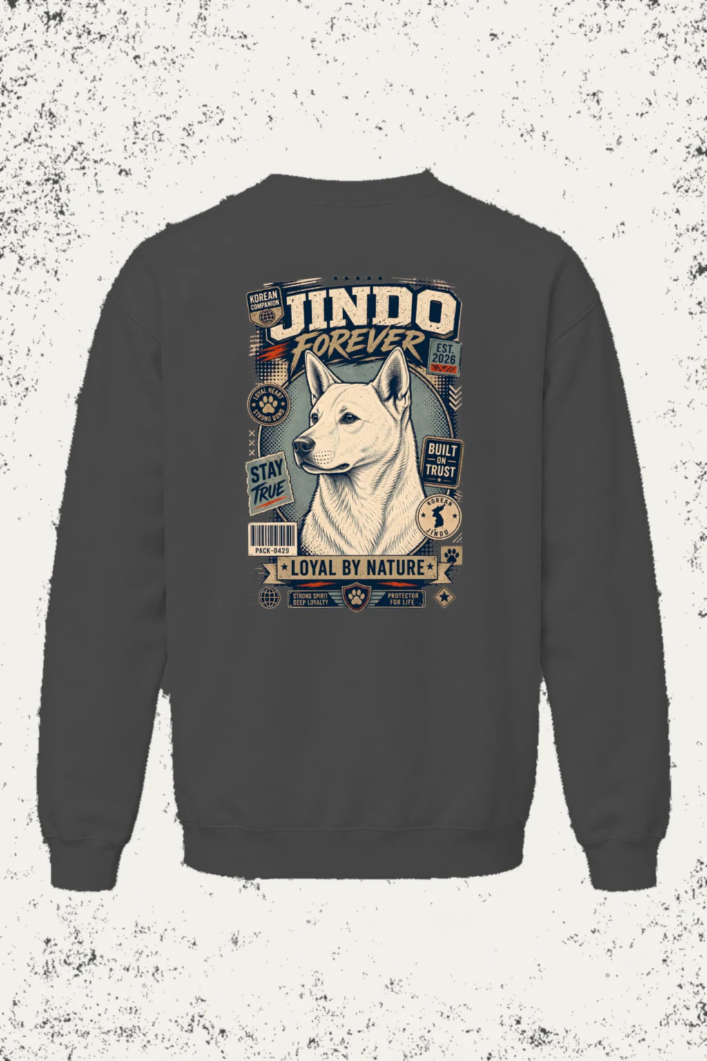 "Loyal By Nature" Heavy Blend Unisex Crewneck Sweatshirt | Gildan 18000