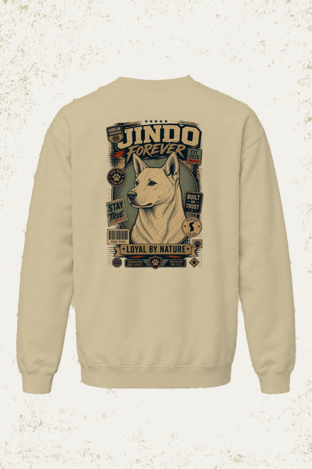 "Loyal By Nature" Heavy Blend Unisex Crewneck Sweatshirt | Gildan 18000