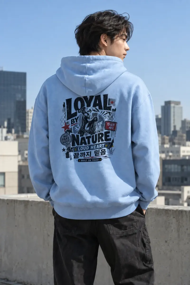 "Loyal By Nature" Heavy Blend Unisex Pullover Hoodie | Gildan 18500