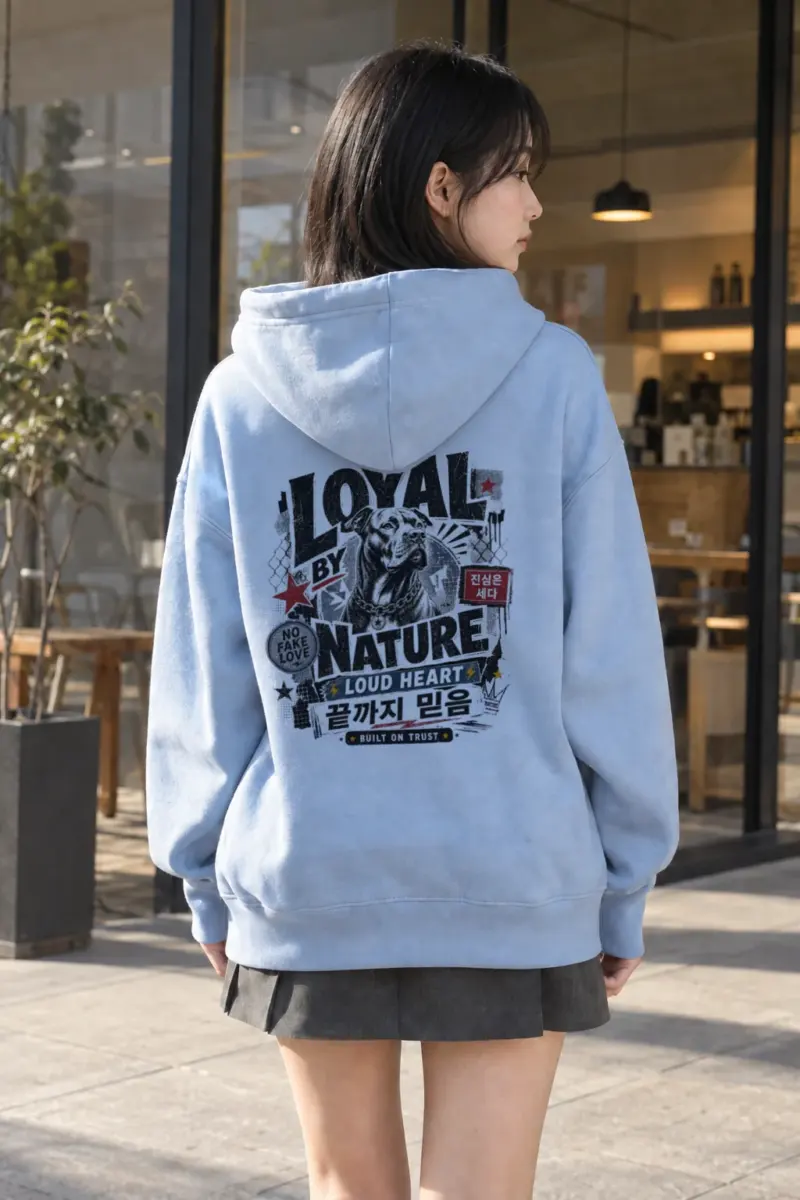 "Loyal By Nature" Heavy Blend Unisex Pullover Hoodie | Gildan 18500