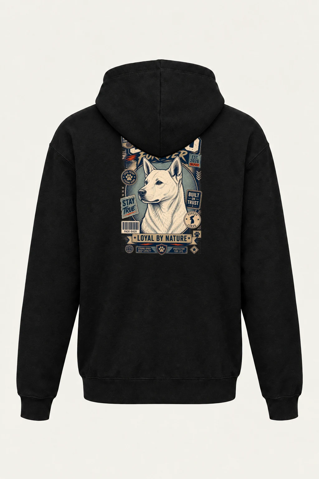 "Loyal By Nature" Heavy Blend Unisex Pullover Hoodie | Gildan 18500