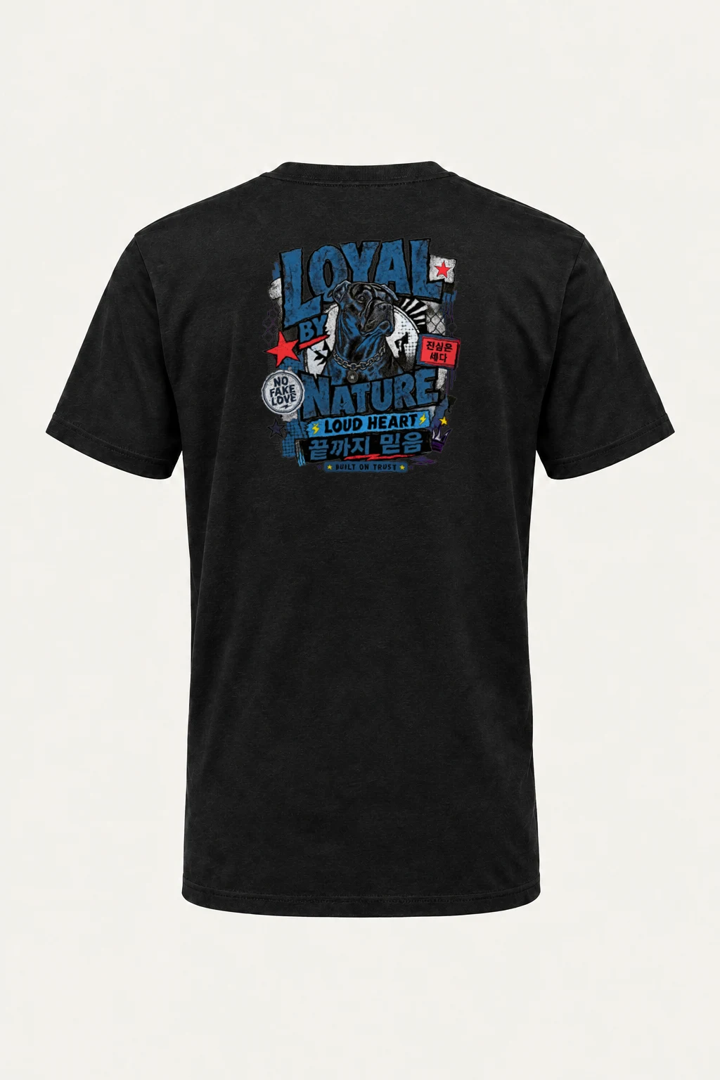 "Loyal By Nature" Heavyweight Unisex Crewneck T-shirt | Gildan 5000