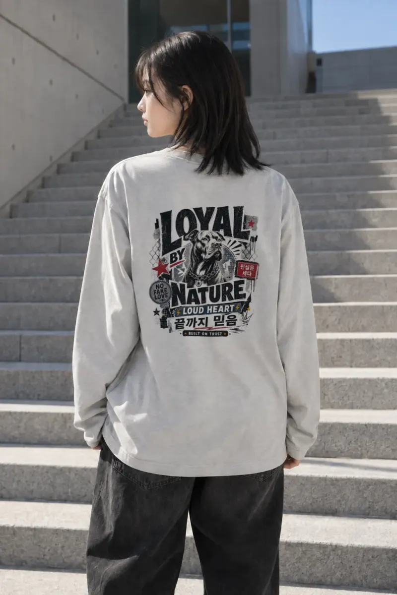 "Loyal By Nature" Unisex Longsleeve T-shirt | Gildan 2400