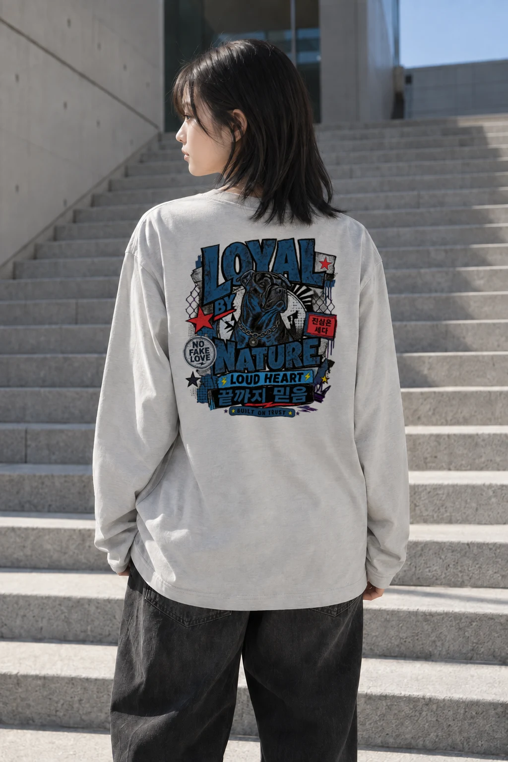"Loyal By Nature" Unisex Longsleeve T-shirt | Gildan 2400