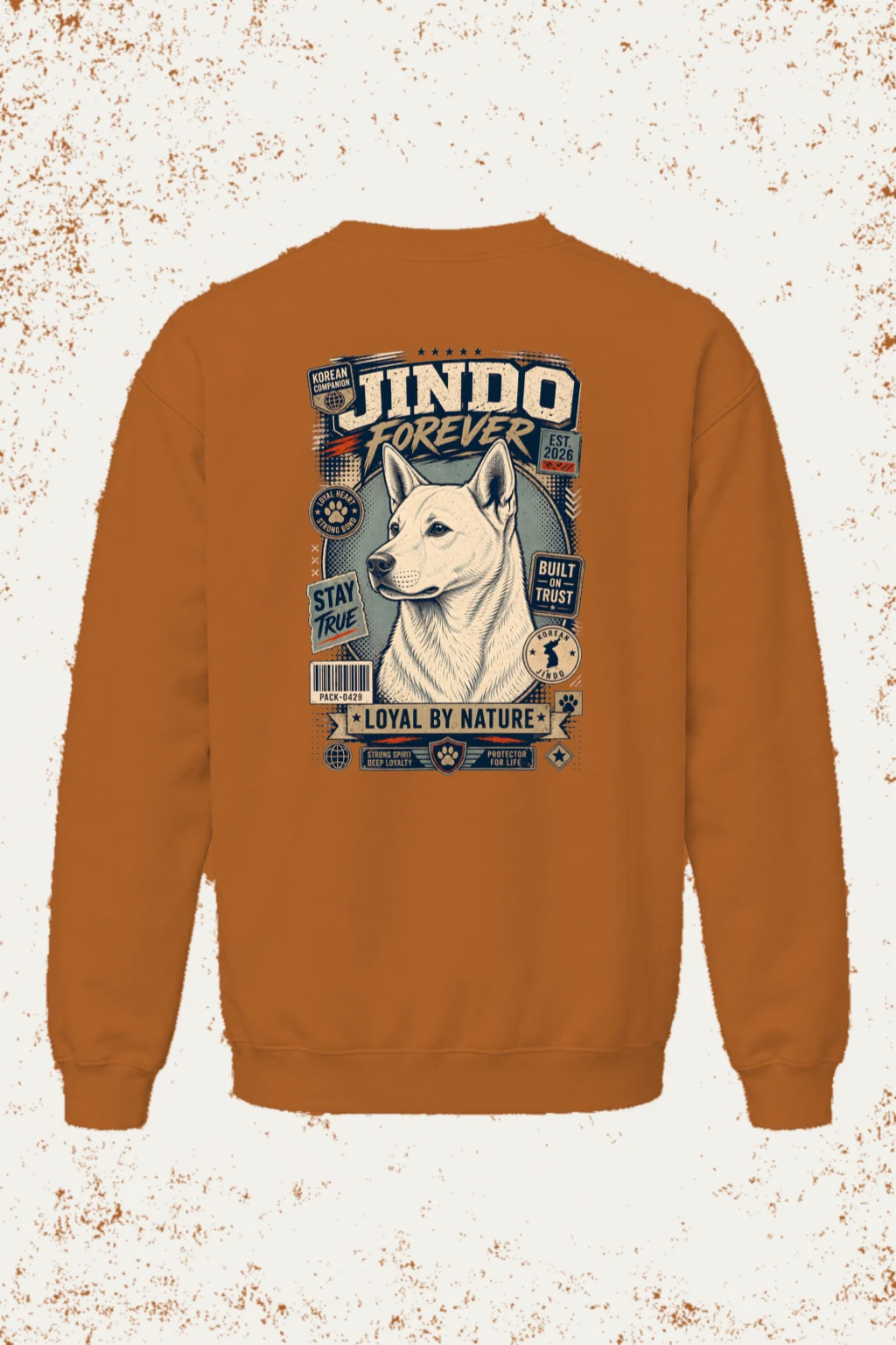 "Loyal By Nature" Unisex Sponge Fleece Crewneck Sweatshirt | Bella + Canvas 3901