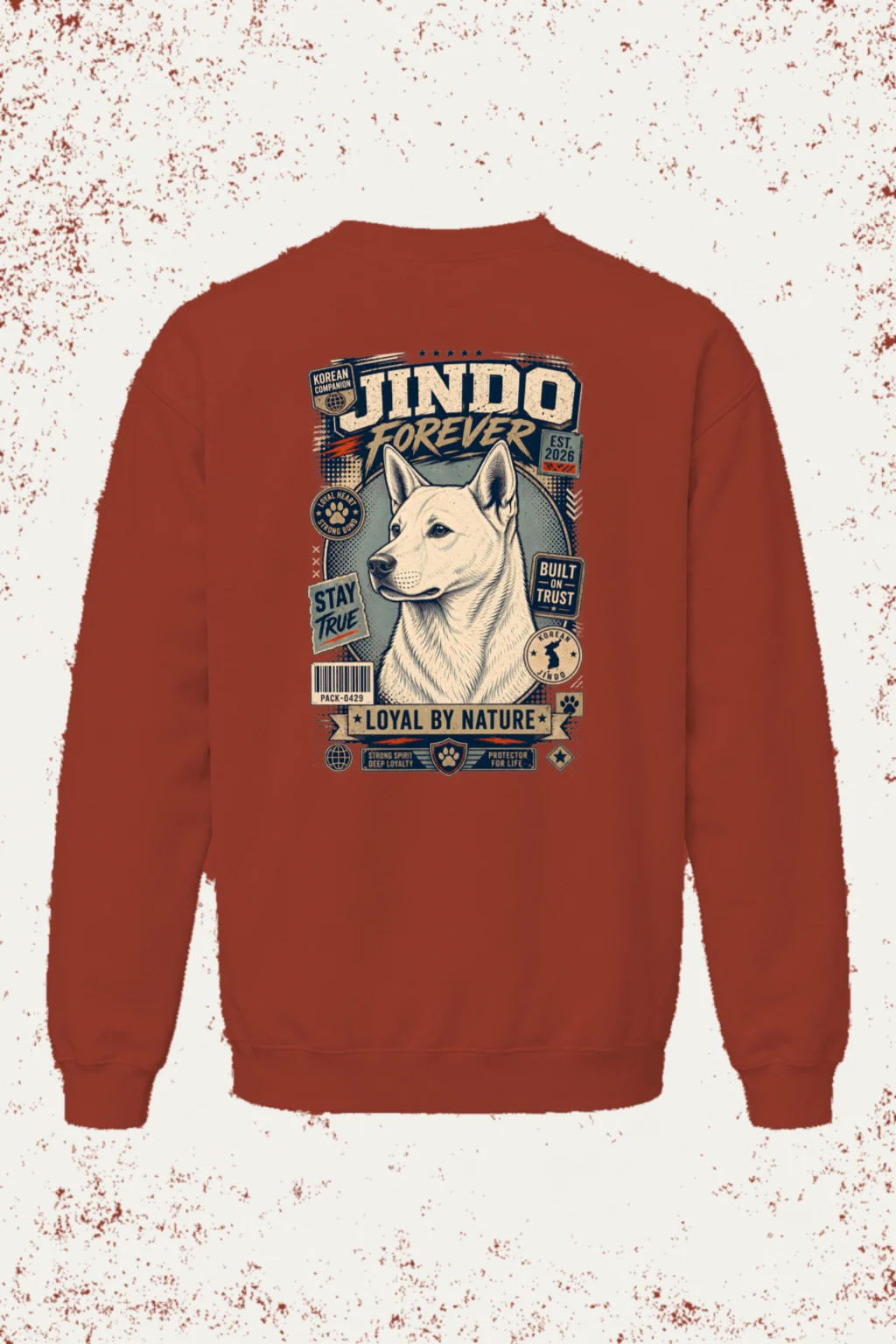 "Loyal By Nature" Unisex Sponge Fleece Crewneck Sweatshirt | Bella + Canvas 3901