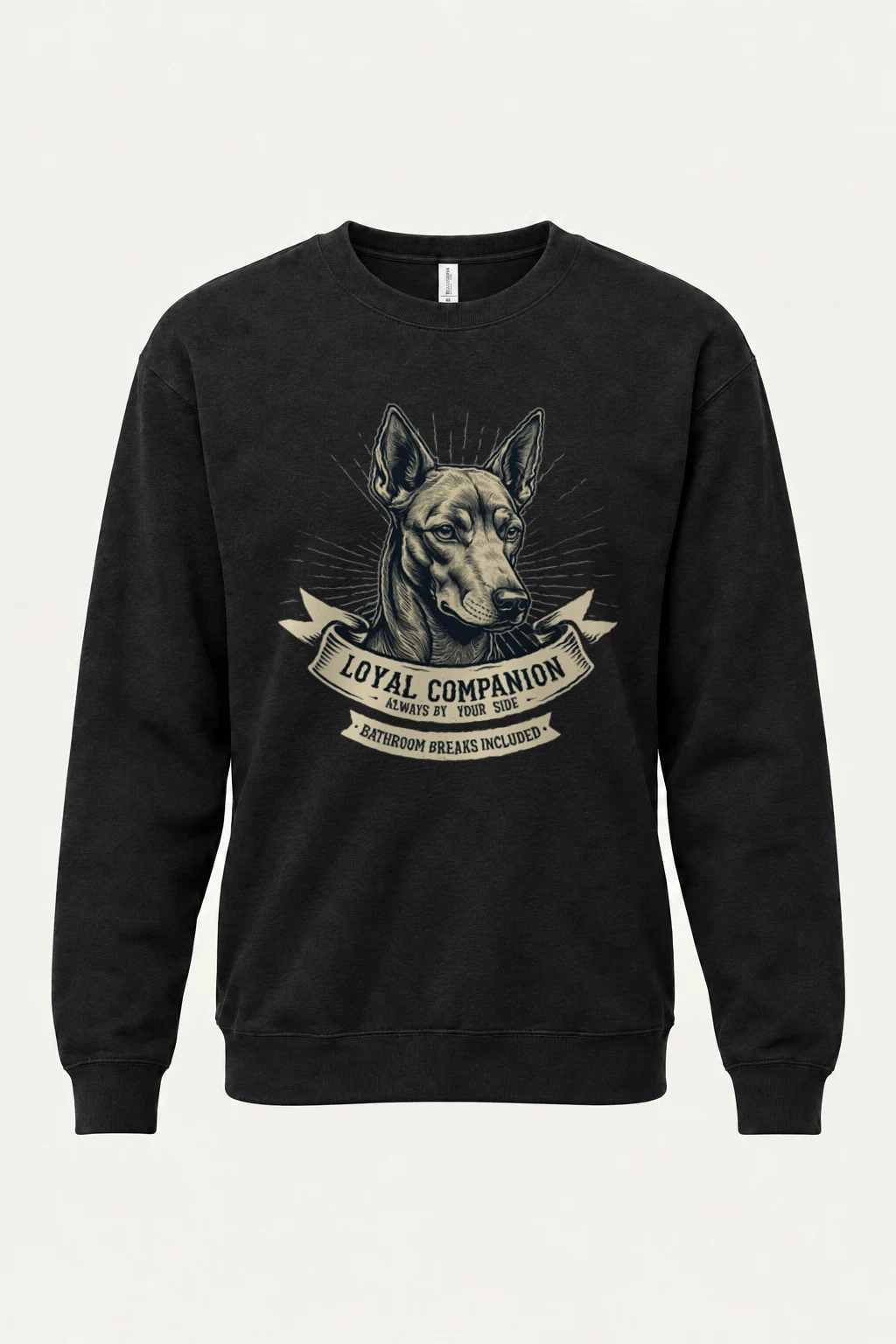 "Loyal Companion" Heavy Blend Unisex Crewneck Sweatshirt | Gildan 18000