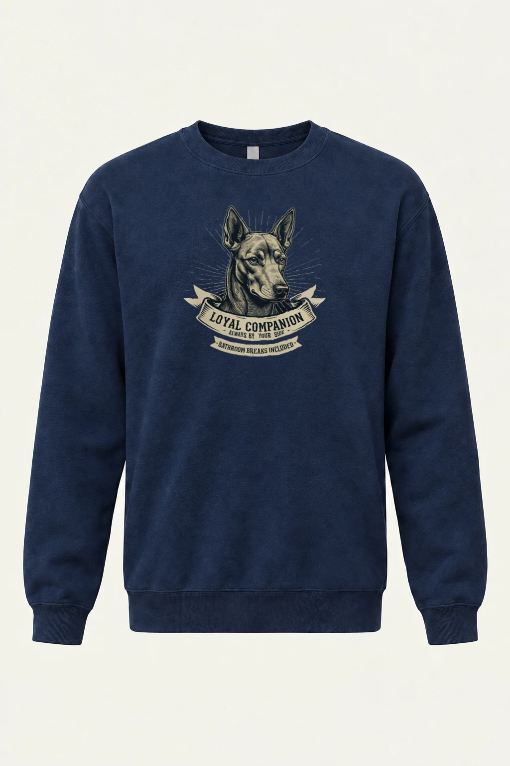 "Loyal Companion" Heavy Blend Unisex Crewneck Sweatshirt | Gildan 18000