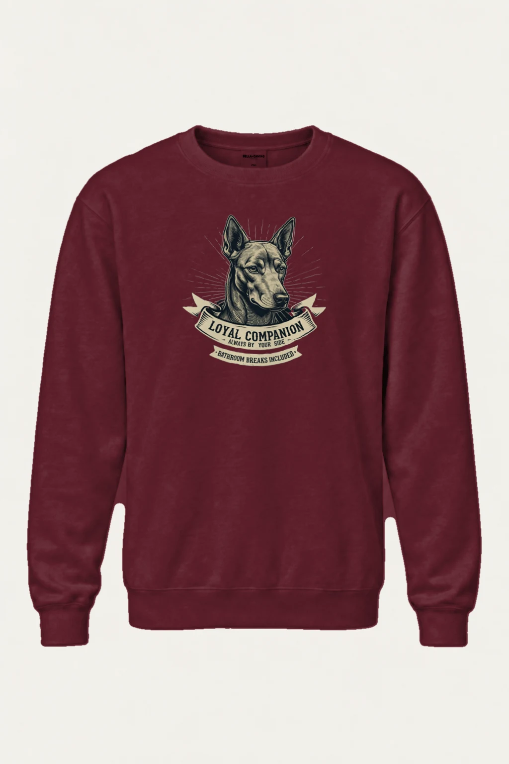 "Loyal Companion" Heavy Blend Unisex Crewneck Sweatshirt | Gildan 18000
