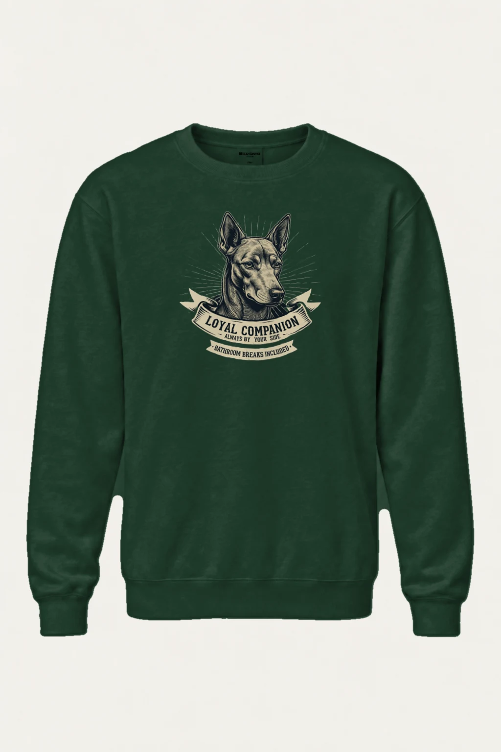 "Loyal Companion" Heavy Blend Unisex Crewneck Sweatshirt | Gildan 18000