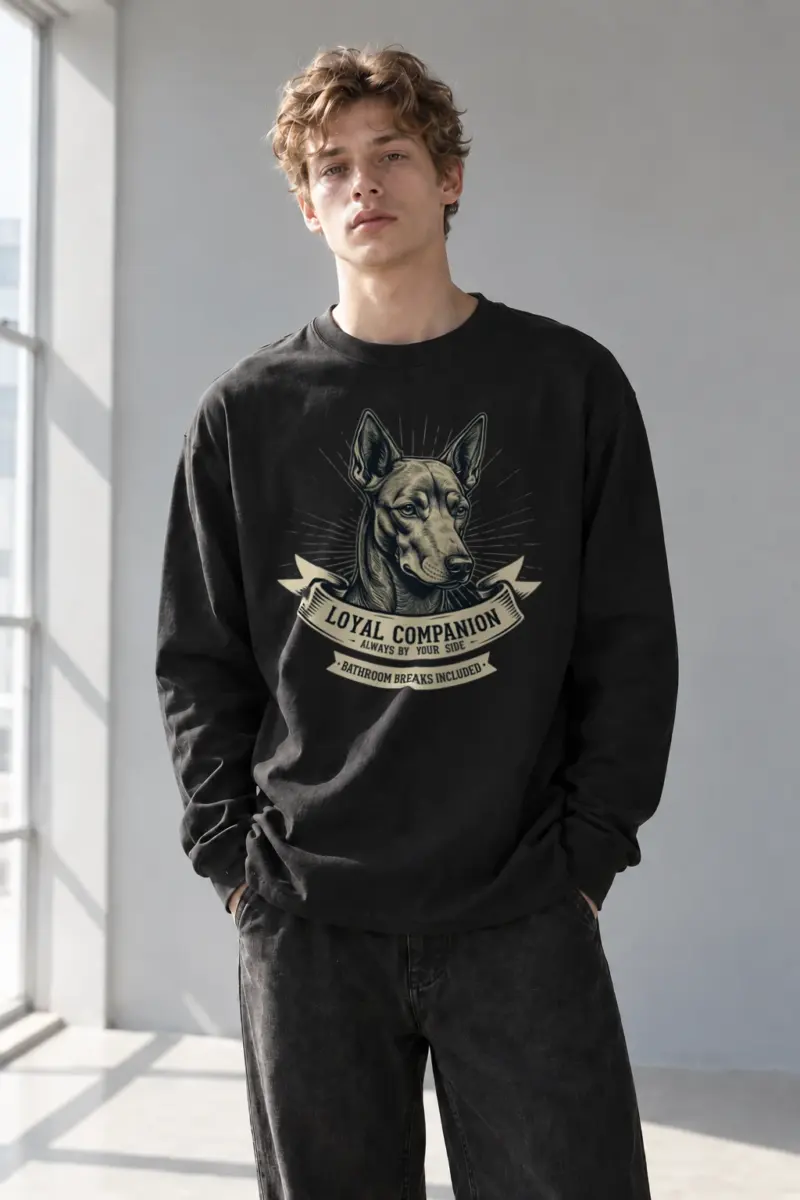 “Loyal Companion” Unisex Longsleeve T-shirt | Gildan 2400