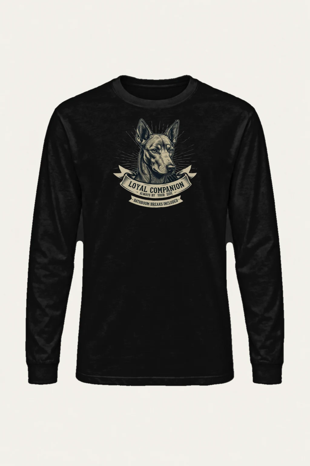 "Loyal Companion" Unisex Longsleeve T-shirt | Gildan 2400