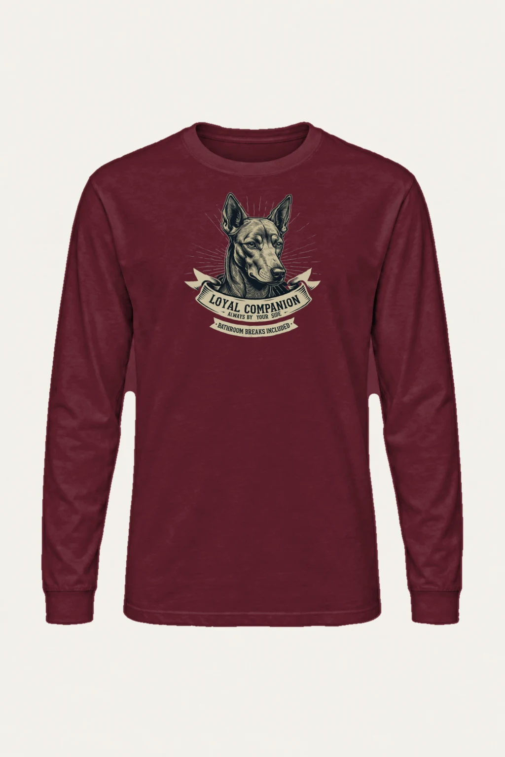 "Loyal Companion" Unisex Longsleeve T-shirt | Gildan 2400
