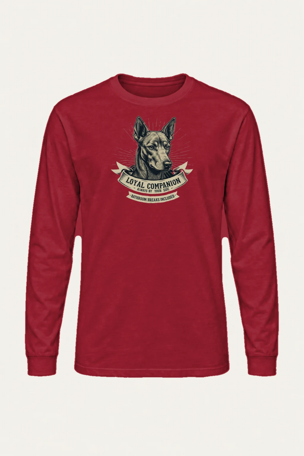 "Loyal Companion" Unisex Longsleeve T-shirt | Gildan 2400