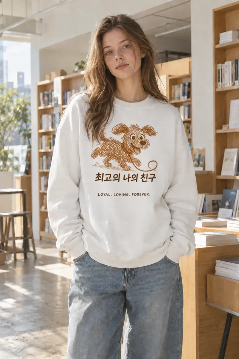 "Loyal Loving Forever" Heavy Blend Unisex Crewneck Sweatshirt | Gildan 18000