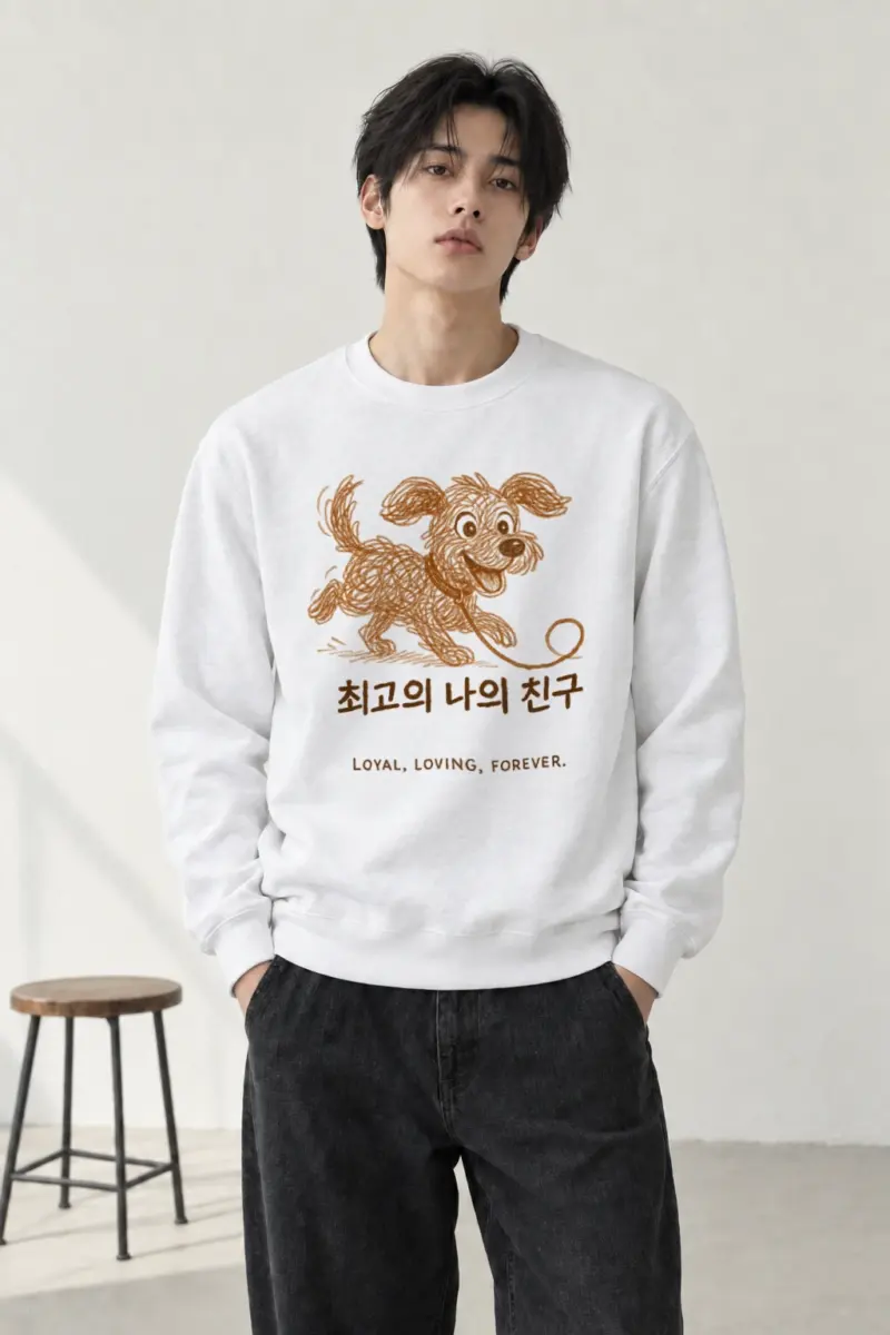 "Loyal Loving Forever" Heavy Blend Unisex Crewneck Sweatshirt | Gildan 18000
