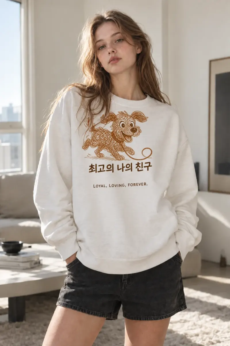 “Loyal Loving Forever” Heavy Blend Unisex Crewneck Sweatshirt | Gildan 18000