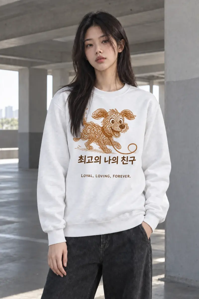 "Loyal Loving Forever" Heavy Blend Unisex Crewneck Sweatshirt | Gildan 18000