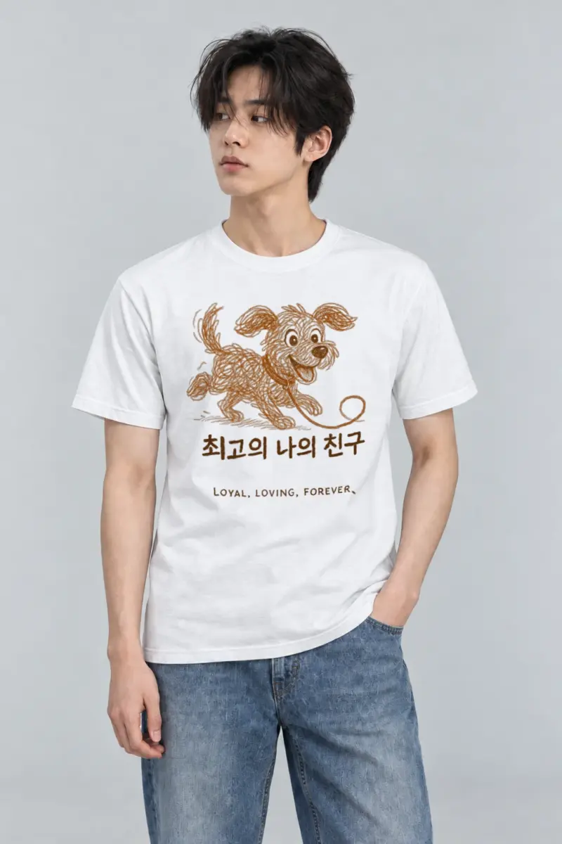 "Loyal Loving Forever" Heavyweight Unisex Crewneck T-shirt