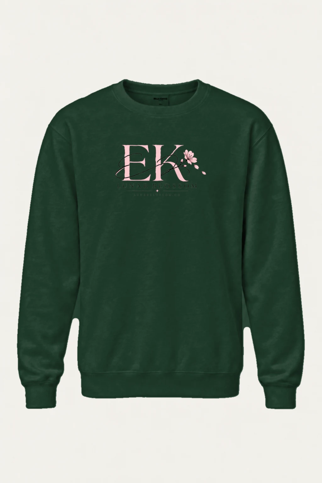 "Lunar Blossom" Heavy Blend Unisex Crewneck Sweatshirt | Gildan 18000