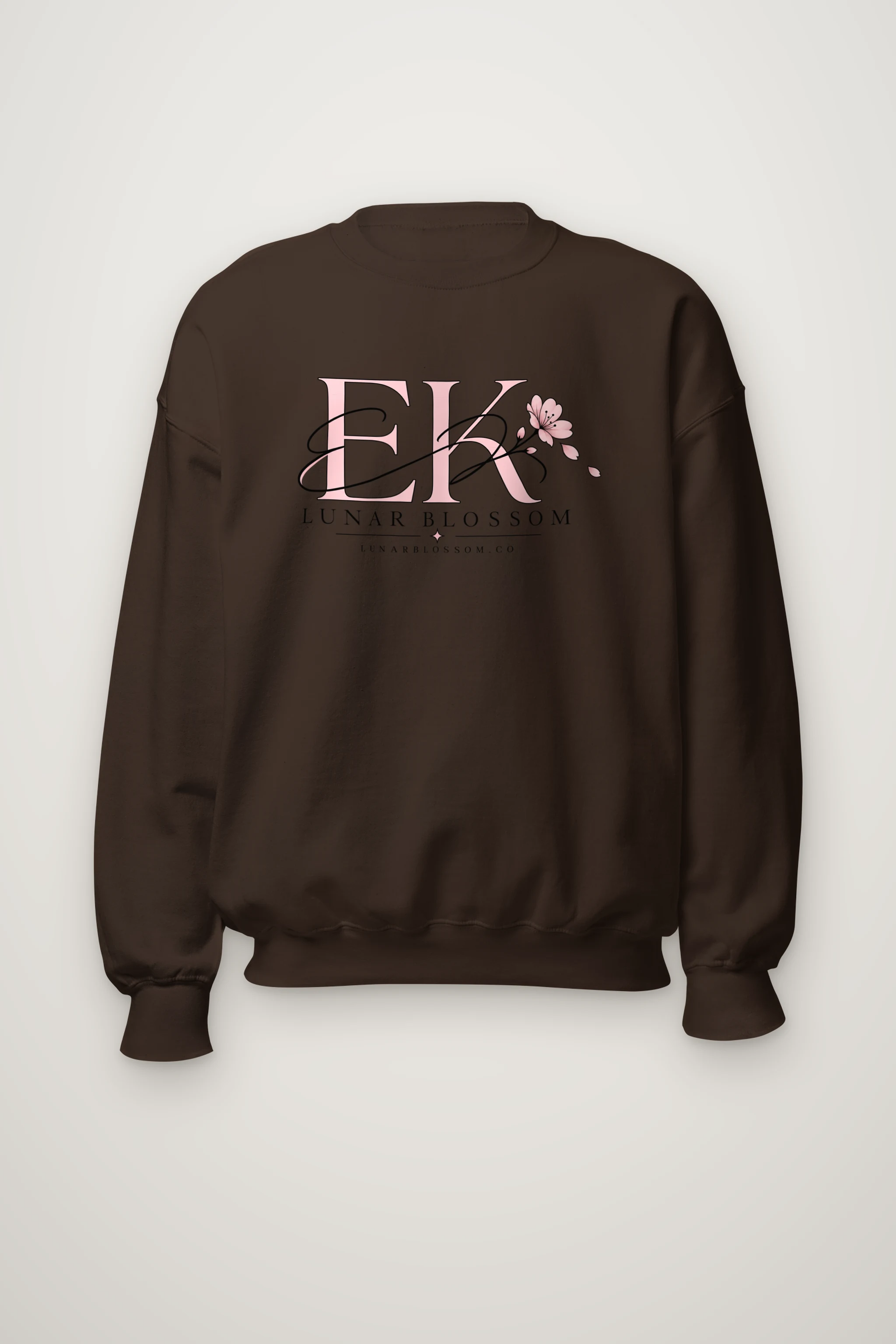 "Lunar Blossom" Heavy Blend Unisex Crewneck Sweatshirt