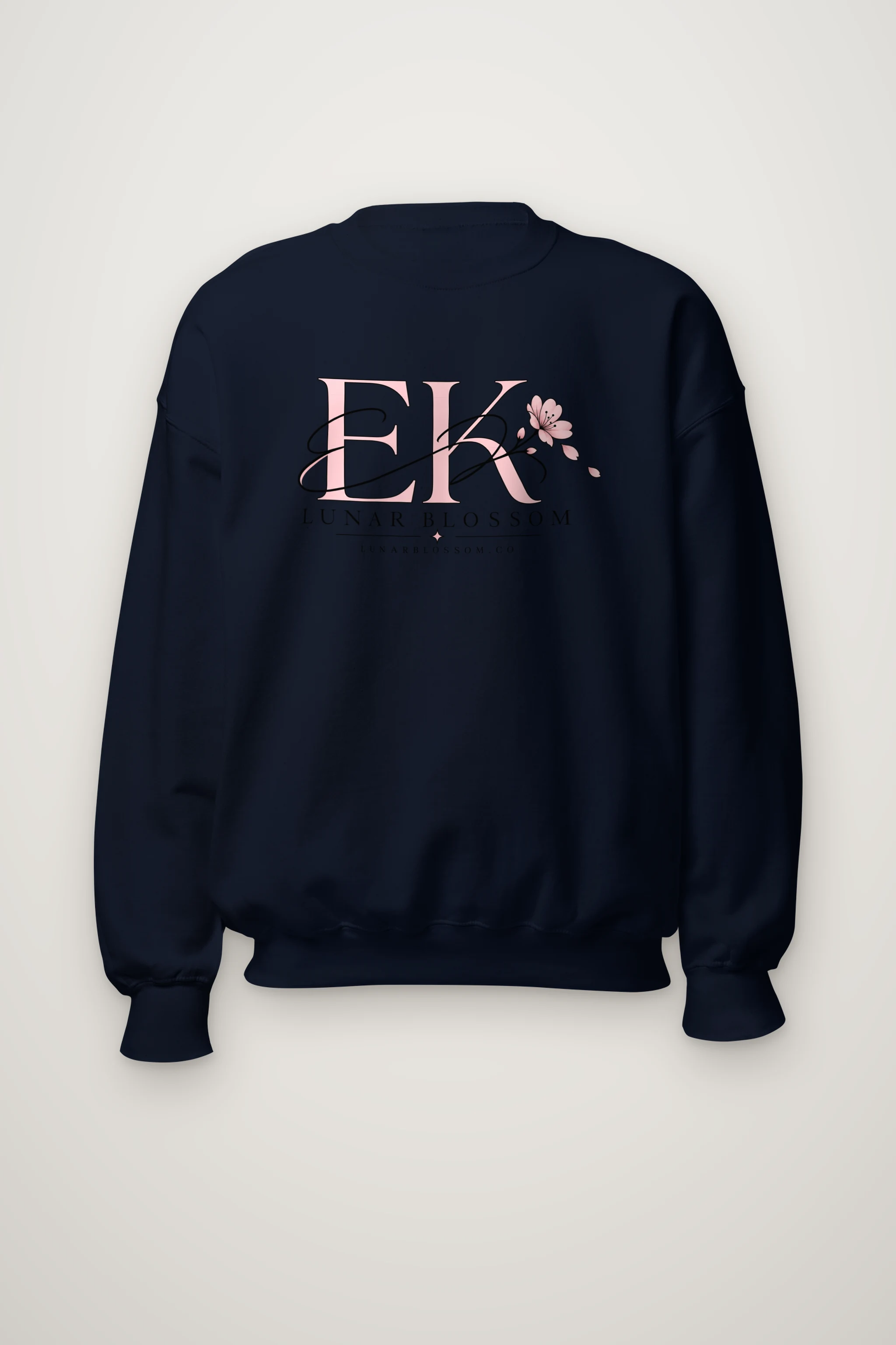 "Lunar Blossom" Heavy Blend Unisex Crewneck Sweatshirt