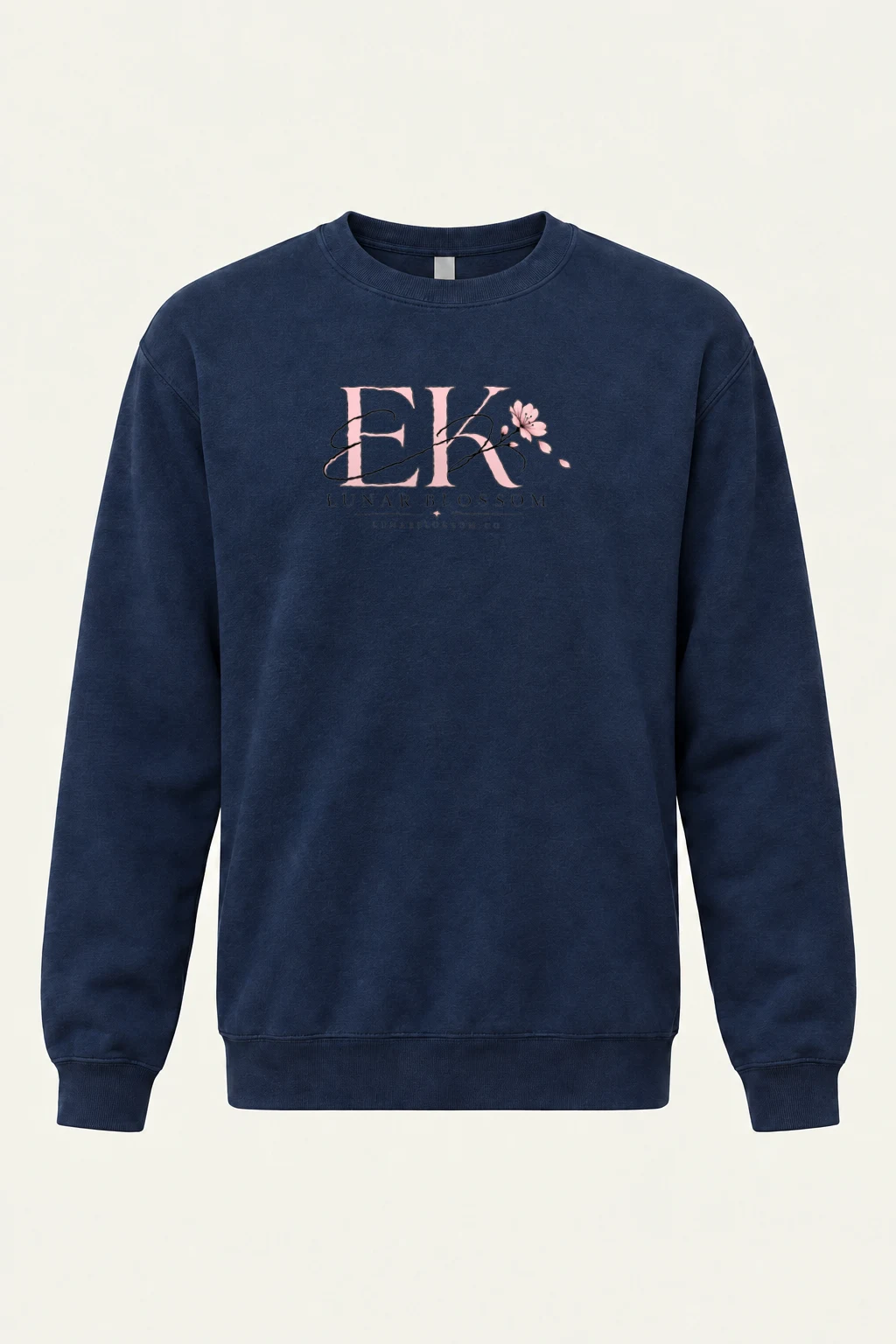 "Lunar Blossom" Heavy Blend Unisex Crewneck Sweatshirt | Gildan 18000