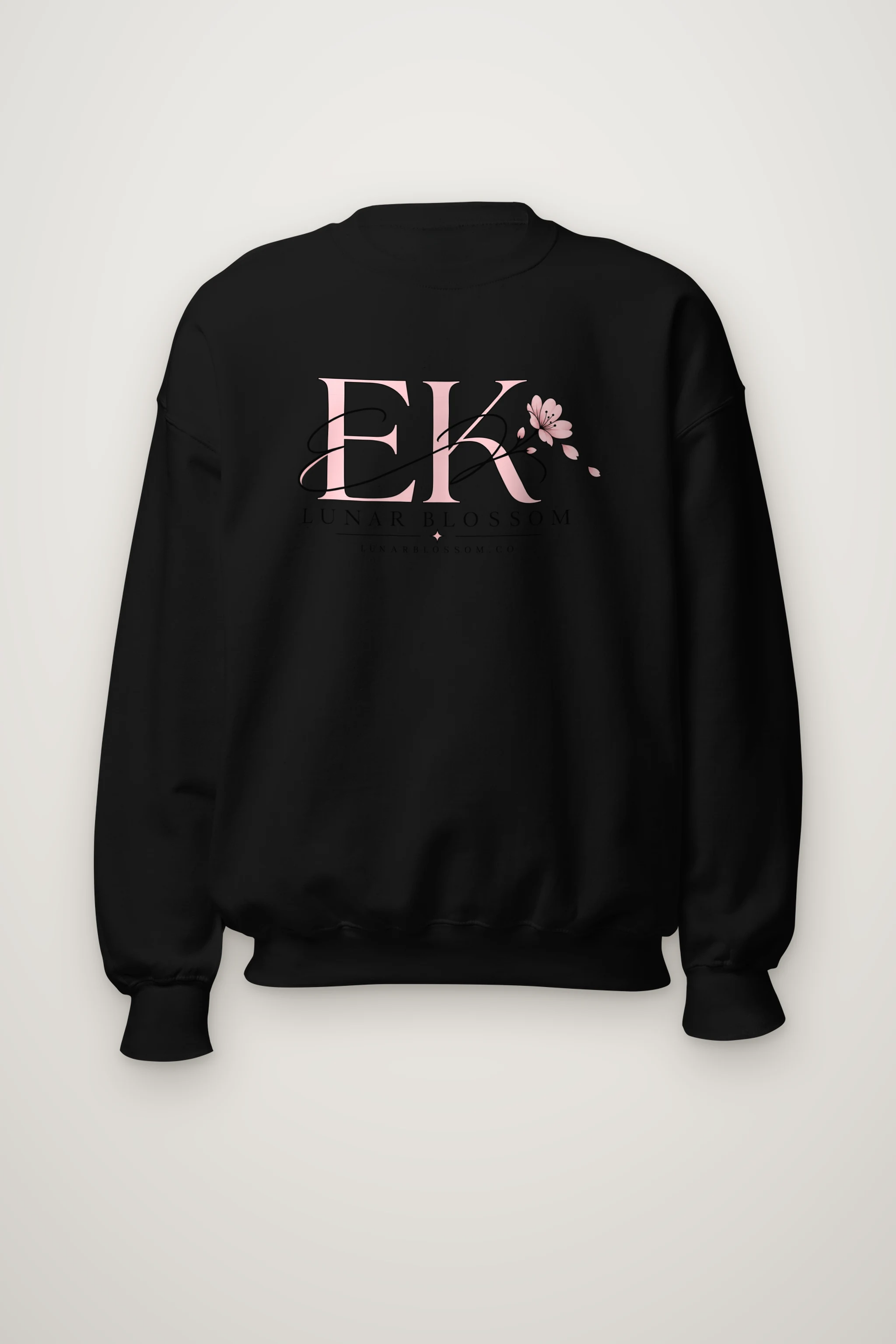 "Lunar Blossom" Heavy Blend Unisex Crewneck Sweatshirt