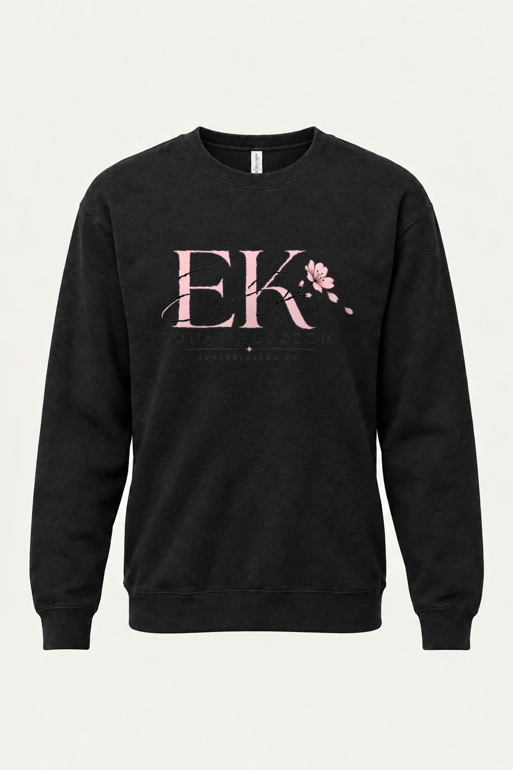 "Lunar Blossom" Heavy Blend Unisex Crewneck Sweatshirt | Gildan 18000