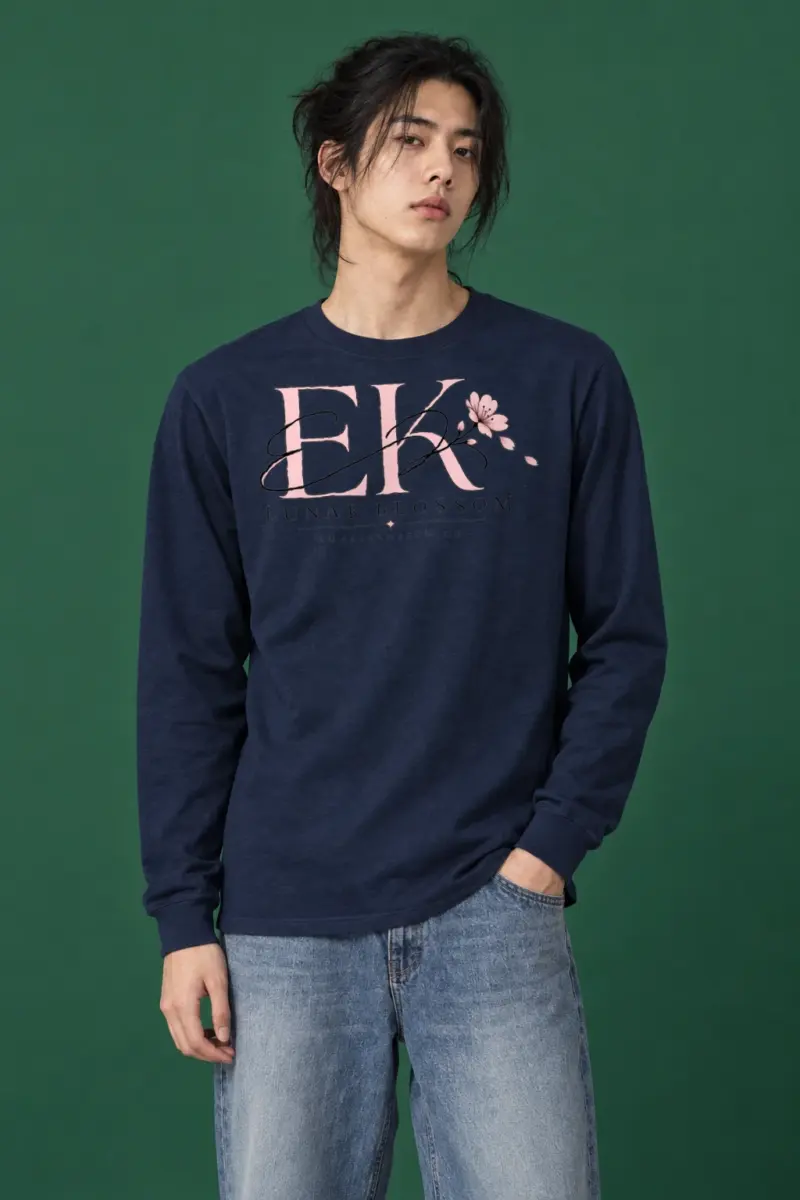 "Lunar Blossom" Unisex Longsleeve T-shirt | Gildan 2400