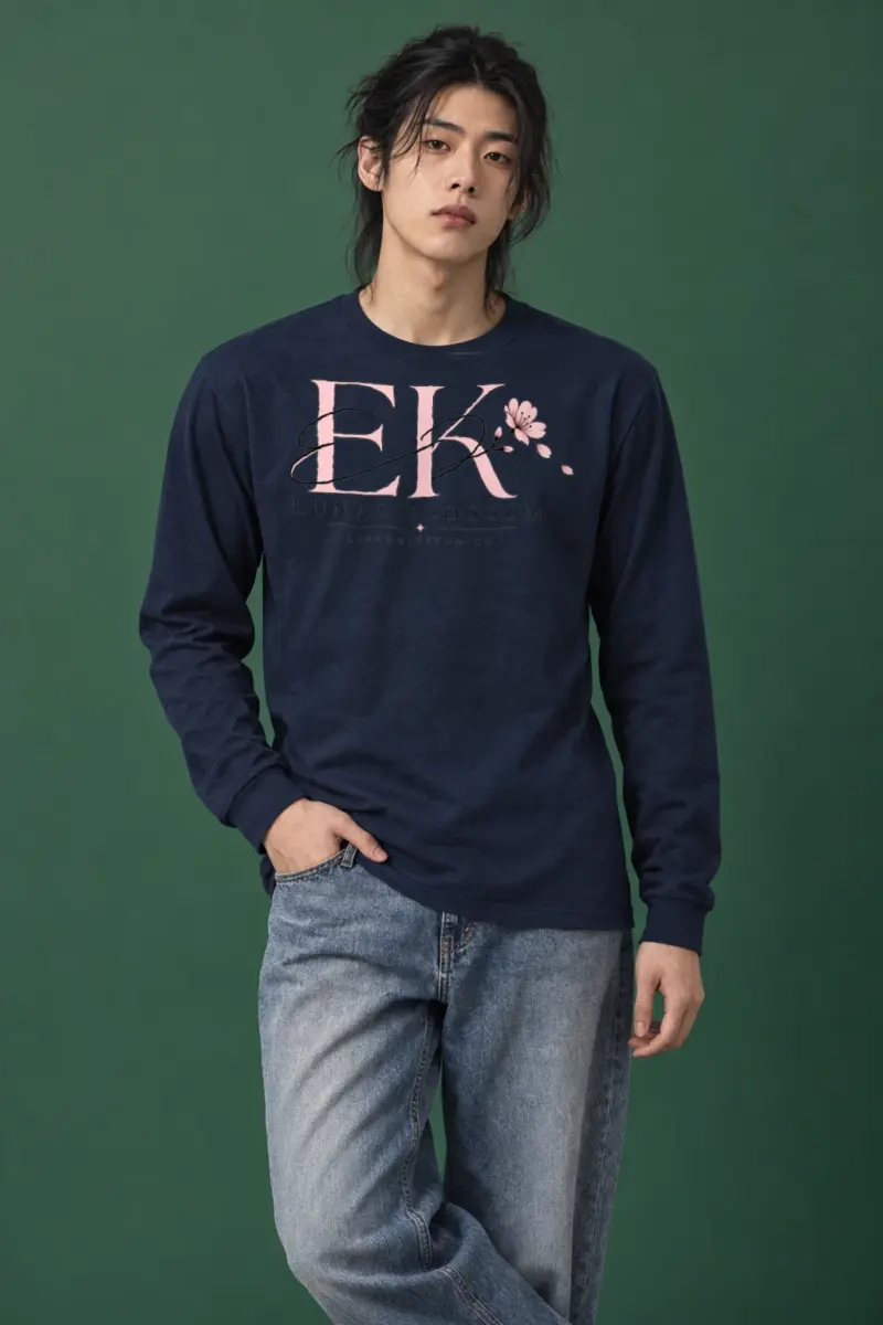 "Lunar Blossom" Unisex Longsleeve T-shirt